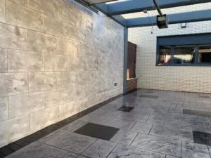 Pavimento de hormigón impreso en interiores