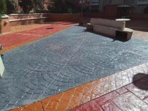 modelo de pavimento de hormigón impreso realizado por epoxtan