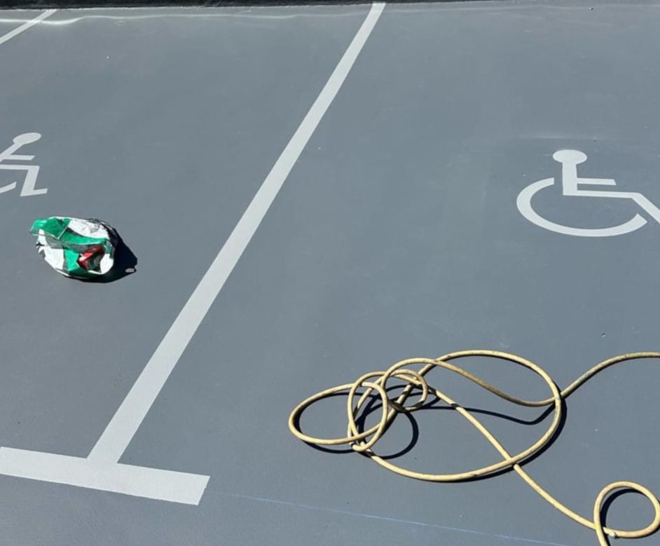 Marcaje de aparcamientos en exterior